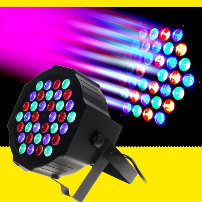 Reflector 36 LED RGB cu jocuri de lumini