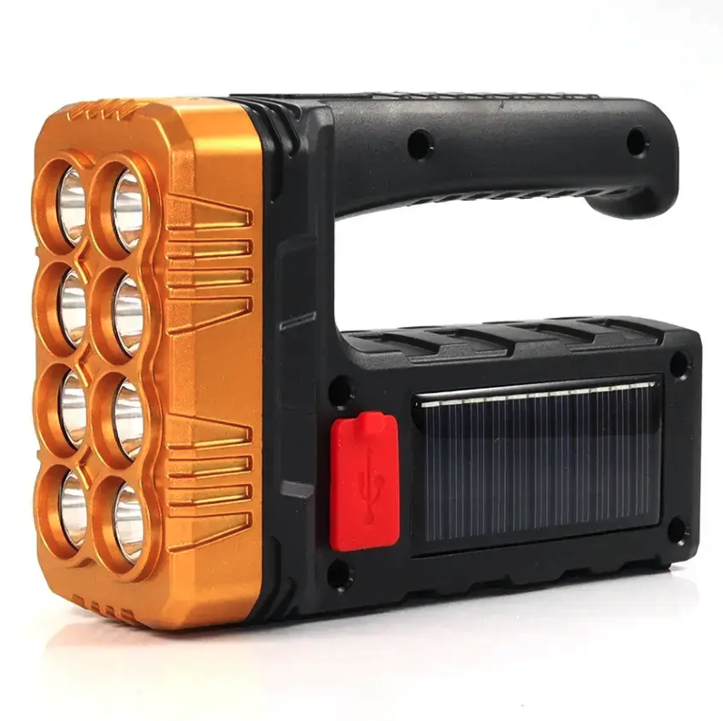 Set 2 x Lanterna de mana cu acumulator solar HM7701