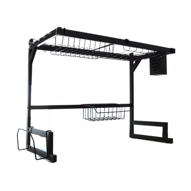 Scurgator vase deasupra chiuvetei, cu suport pentru tacamuri