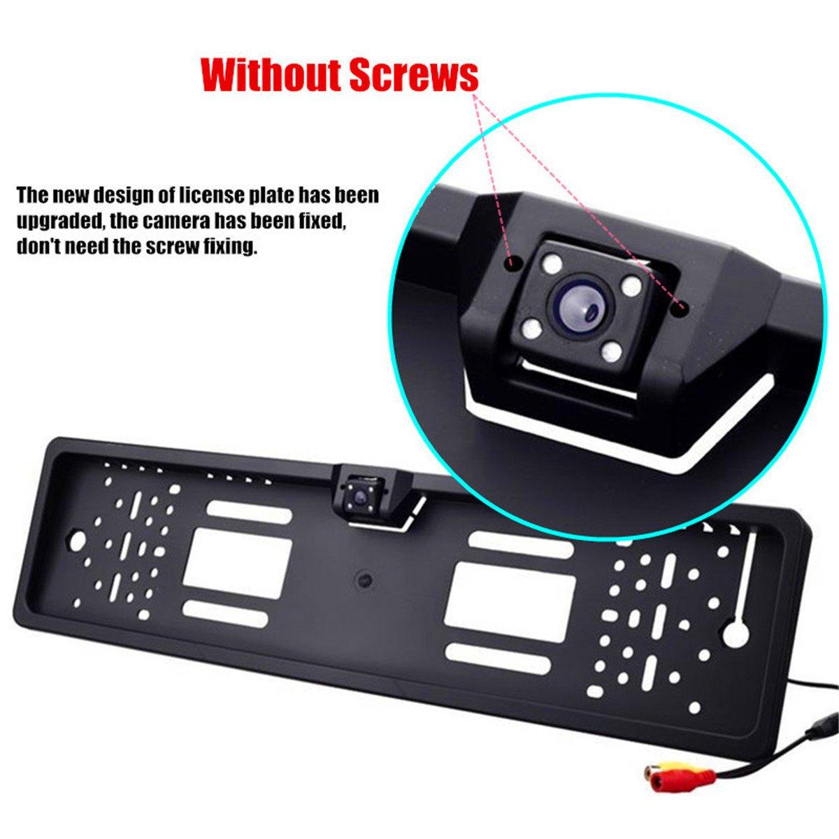 Camera video Night Vision marsarier pentru suport numar auto