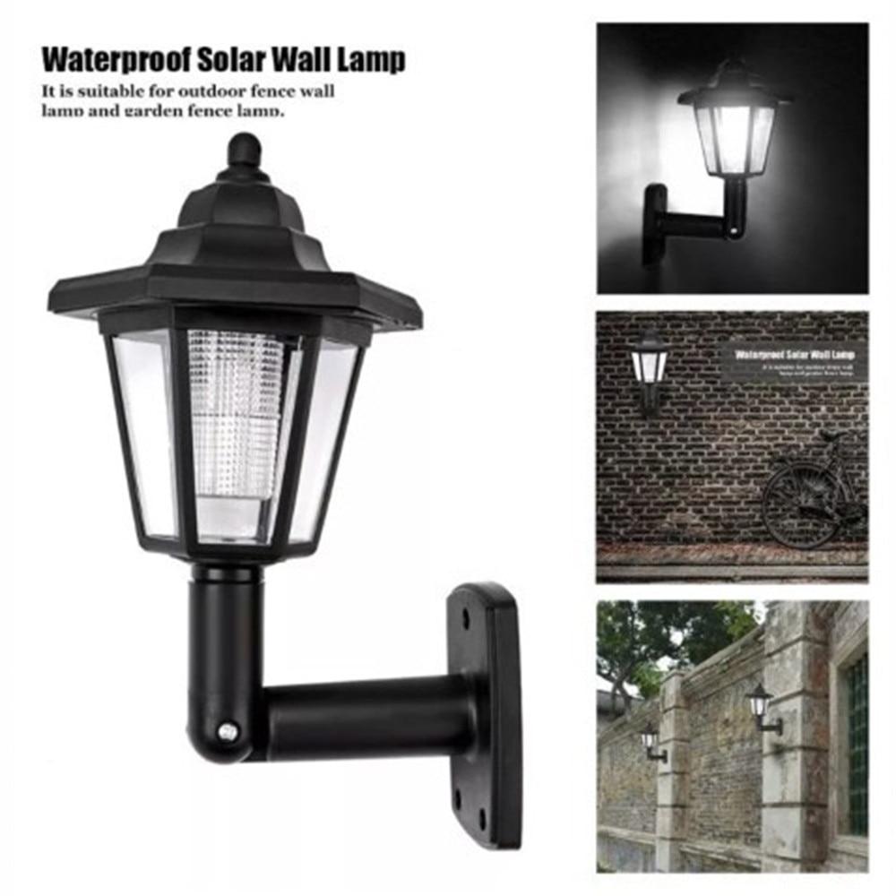Set 2 x Lampa solara tip felinar, model hexagon