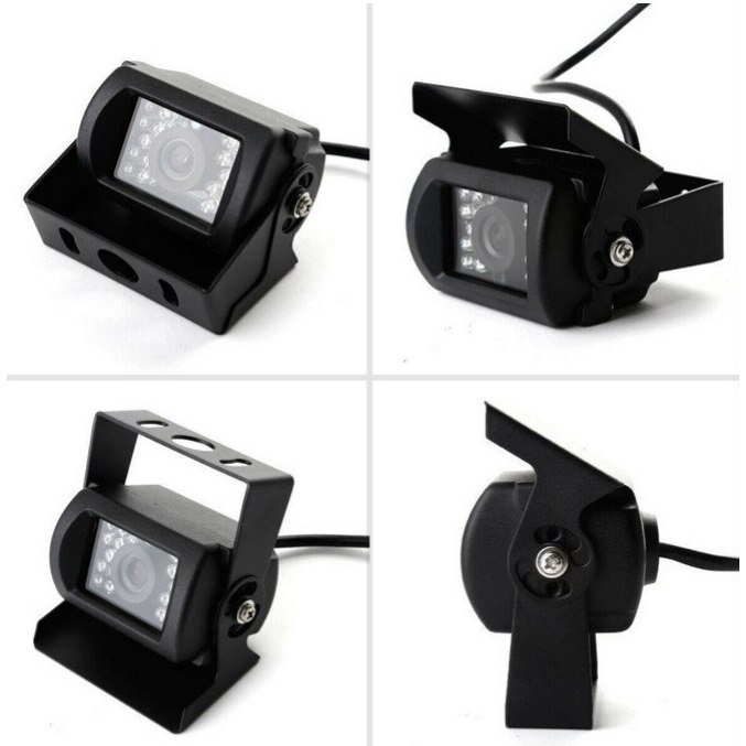 Camera video marsarier pentru camioane, 18 LED, 12V - 24V