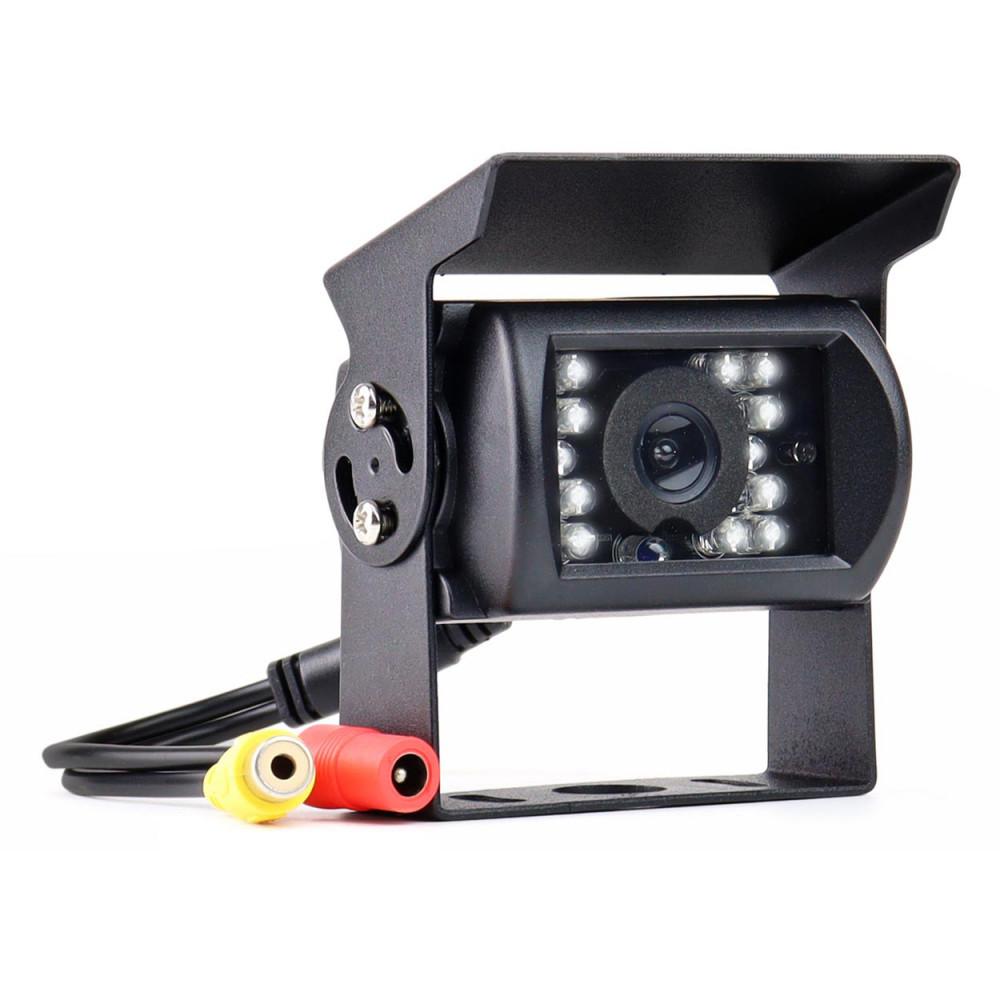 Camera video marsarier pentru camioane, 18 LED, 12V - 24V