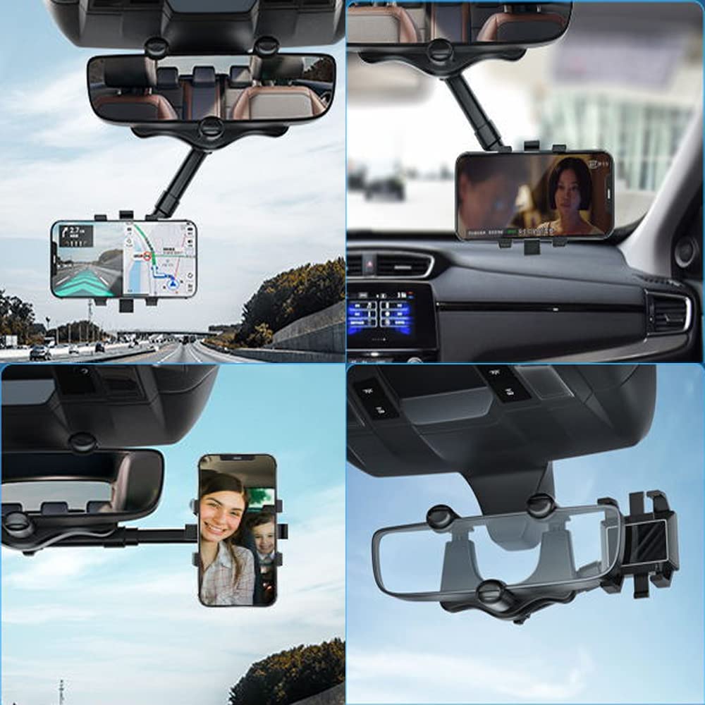 Suport telefon pentru oglinda retrovizoare, 360 Andowl