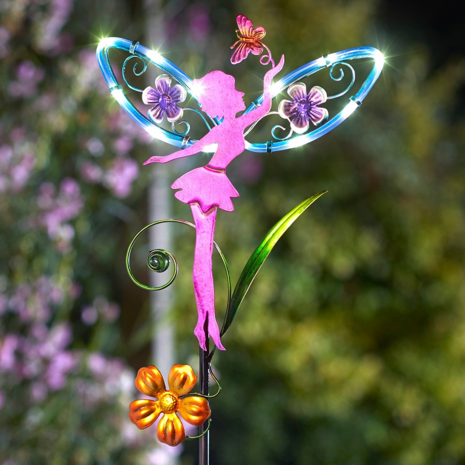 Decoratiune solara Fairy Wings 85 cm