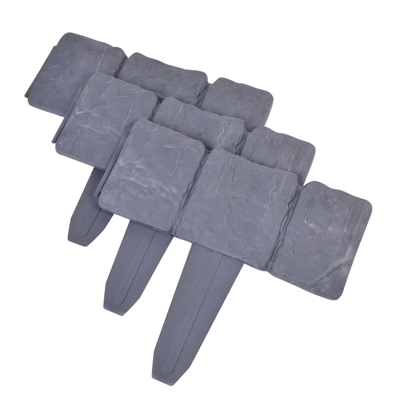 Bordura din plastic cu aspect de piatra