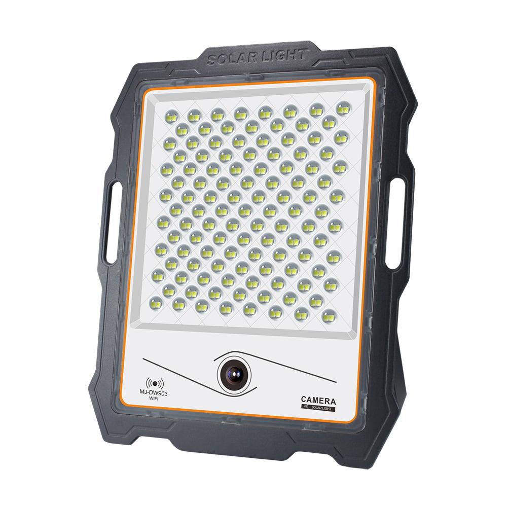 Proiector LED 100 W cu panou solar si senzor de miscare