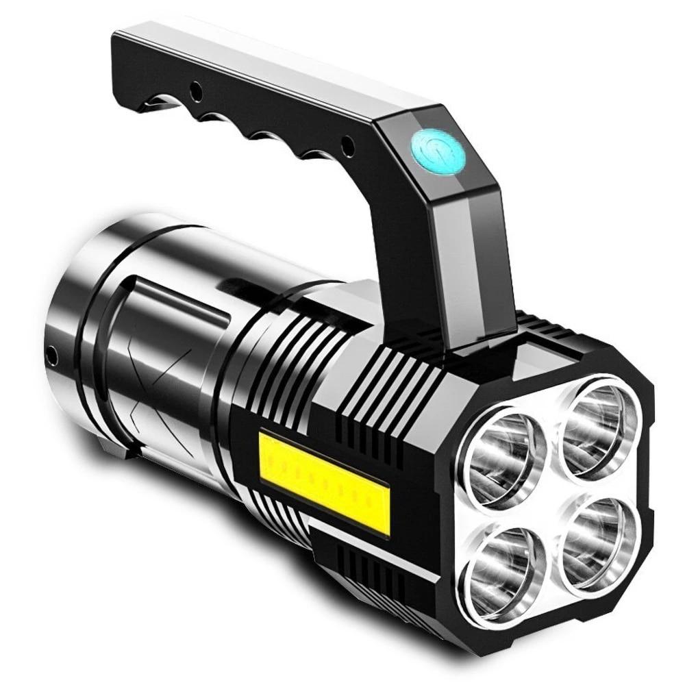 Lanterna 4 LED COB cu acumulator 1200 mAh