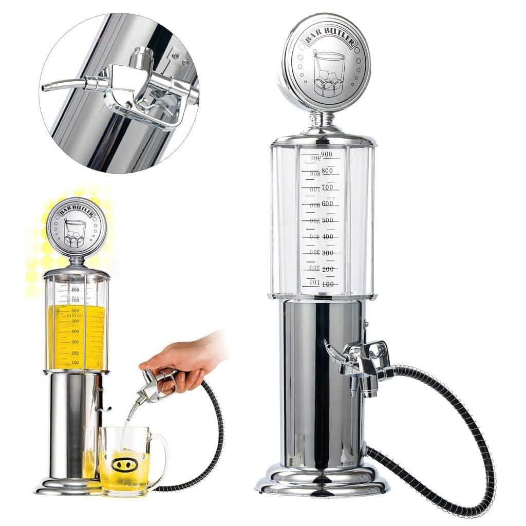 Dozator pentru bauturi, apa, sucuri, in forma de pompa vintage