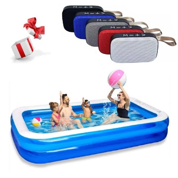 Piscina gonflabila 200x150 cm + Cadou Boxa Bluetooth