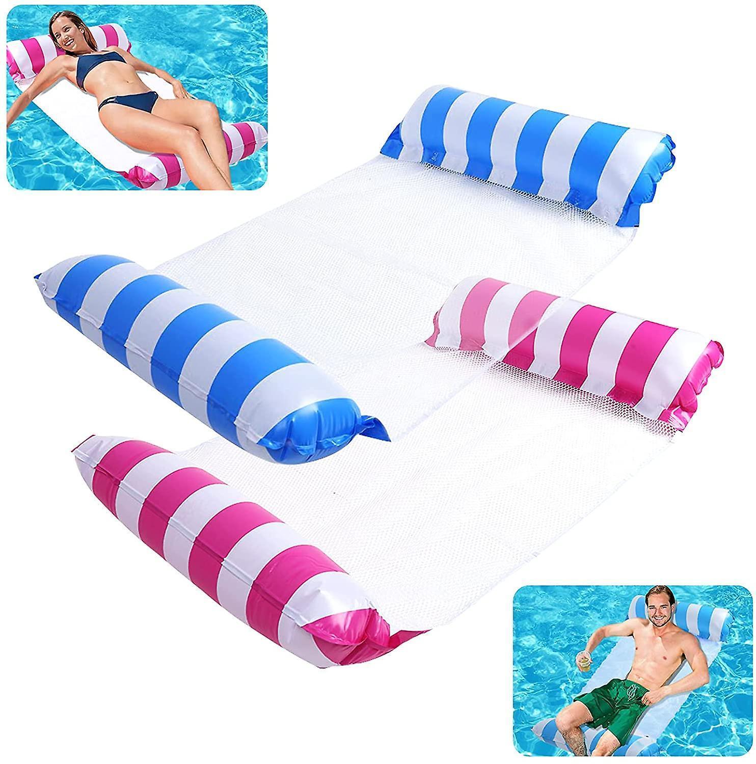 Set 2 x Sezlong gonflabil pentru plaja/apa, 70x120 cm