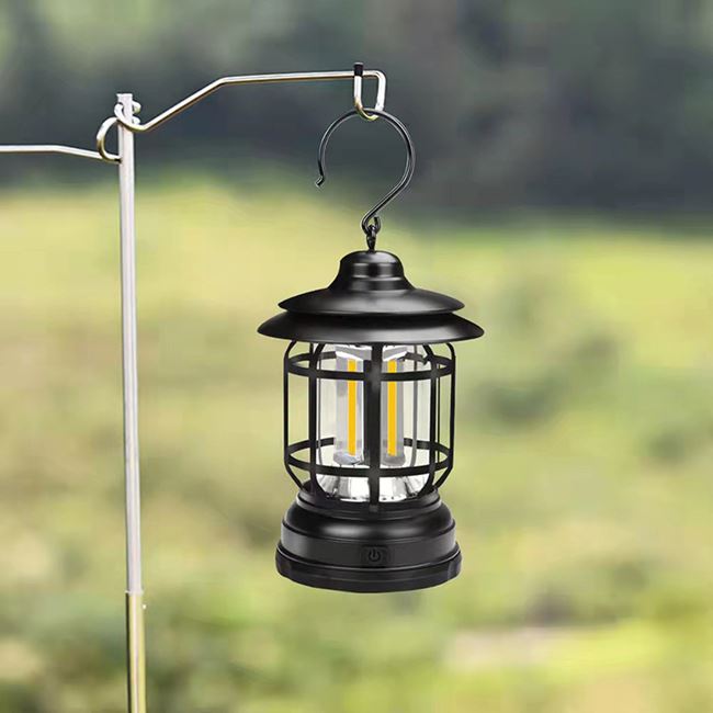 Set 2 x Felinar solar cu 3 becuri LED COB, 600 lumeni