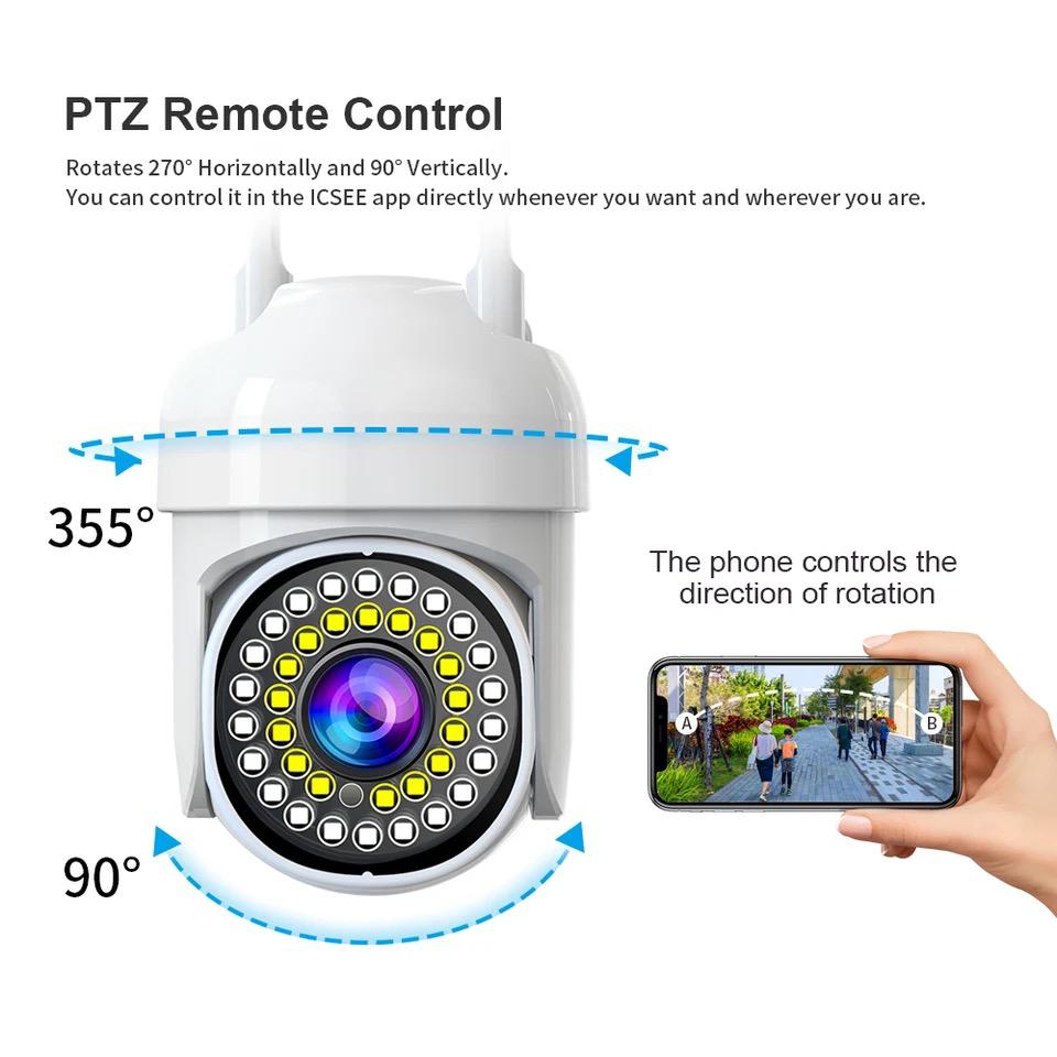 Set 4 x camera de supraveghere IP 360 WiFi, card 32 GB