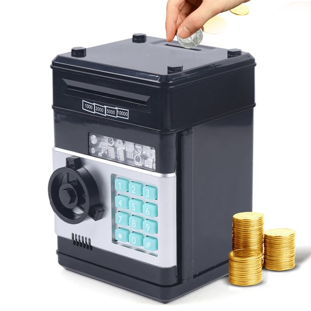 Pusculita ATM interactiva, cu cifru si sunet, Negru