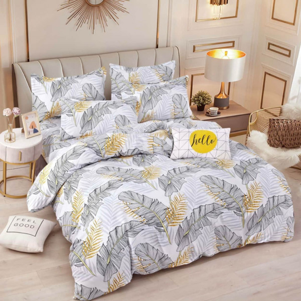 Lenjerie de pat, bumbac satinat finet, 6 piese - Jojo Home 02
