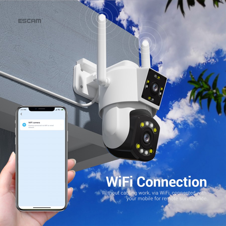 Camera Wi-Fi Smart Rotativa, Transmitere Live, sunet biredirectional