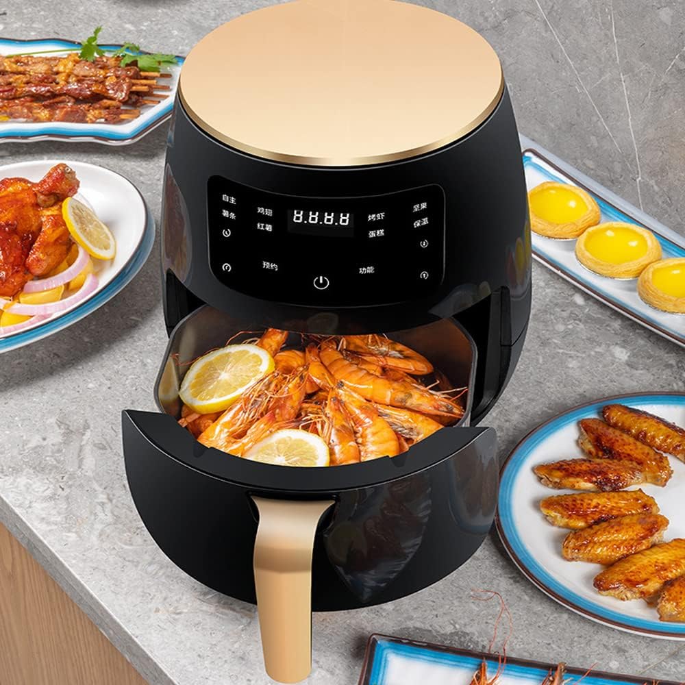 Friteuza AirFryer 2400 W, 6L + Set 50 hartii copt