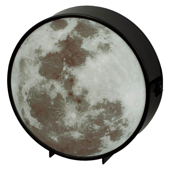 Lampa lumina LED: Luna cu lumina colorata 15 x 4.5 cm