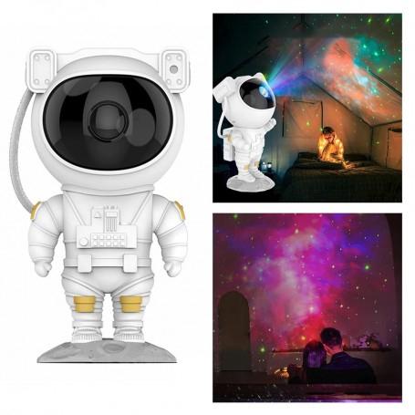 Proiector Astronaut cu joc de lumini stele si galaxii