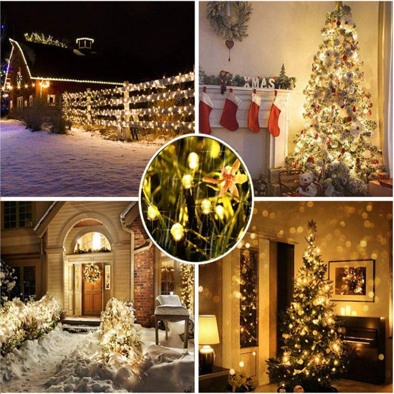 Set 2 x Instalatie solara LED, Alb cald