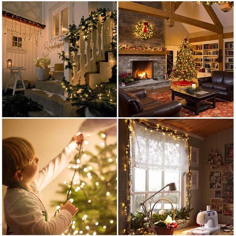 Set 2 x Instalatie solara LED, Alb cald