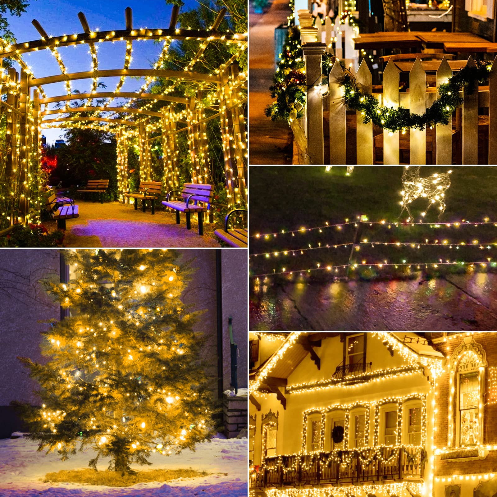 Set 2 x Instalatie solara LED, Alb cald