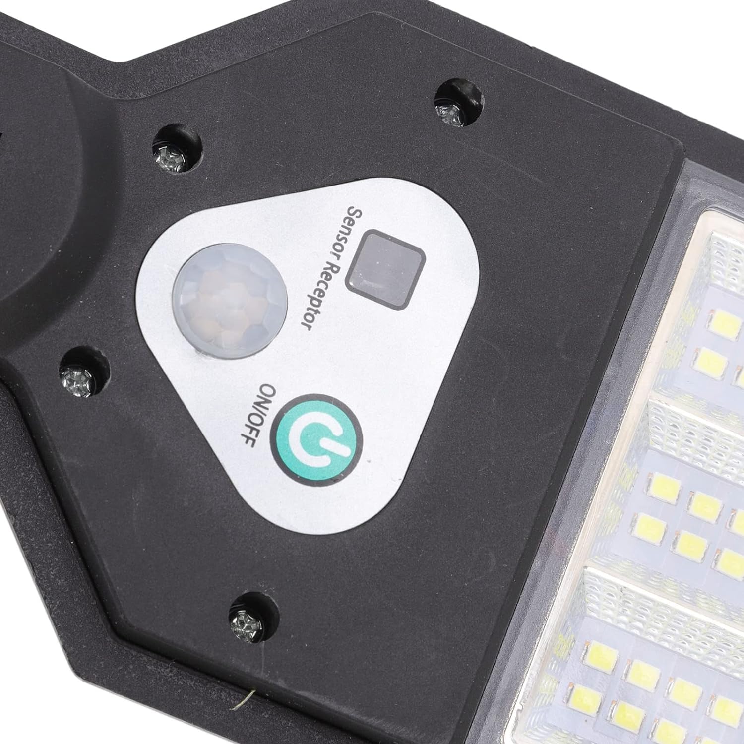 Set 5 x Lampa solara 72 LED, 50 W, Telecomanda, Senzor de Miscare