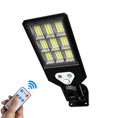 Set 5 x Lampa solara 72 LED, 50 W, Telecomanda, Senzor de Miscare
