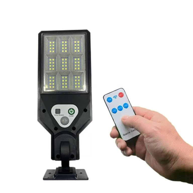 Set 5 x Lampa solara 72 LED, 50 W, Telecomanda, Senzor de Miscare