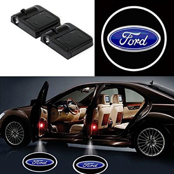 Set 2 holograme LED cu logo Ford, pentru portiere