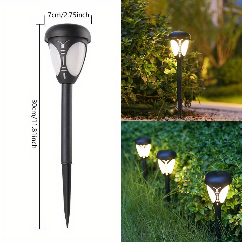 Set 2 lampi solare LED Butterfly, pentru exterior