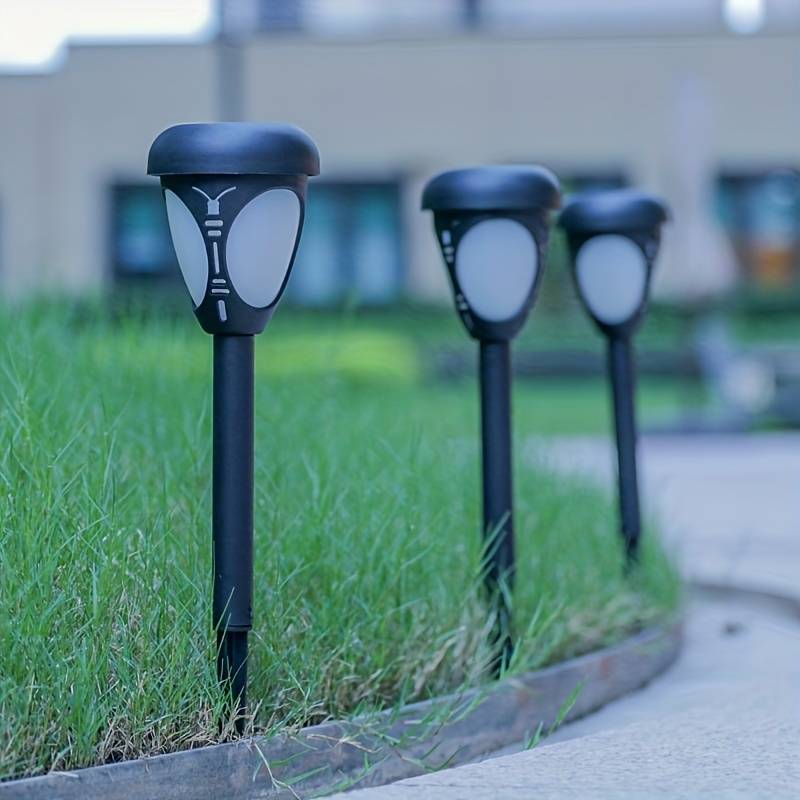 Set 2 lampi solare LED Butterfly, pentru exterior