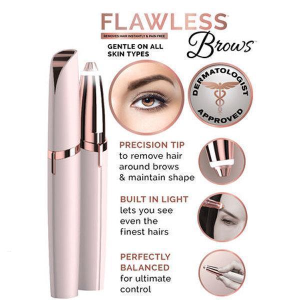 Set 2 x Aparat de tuns sprancenele Flawless Brows