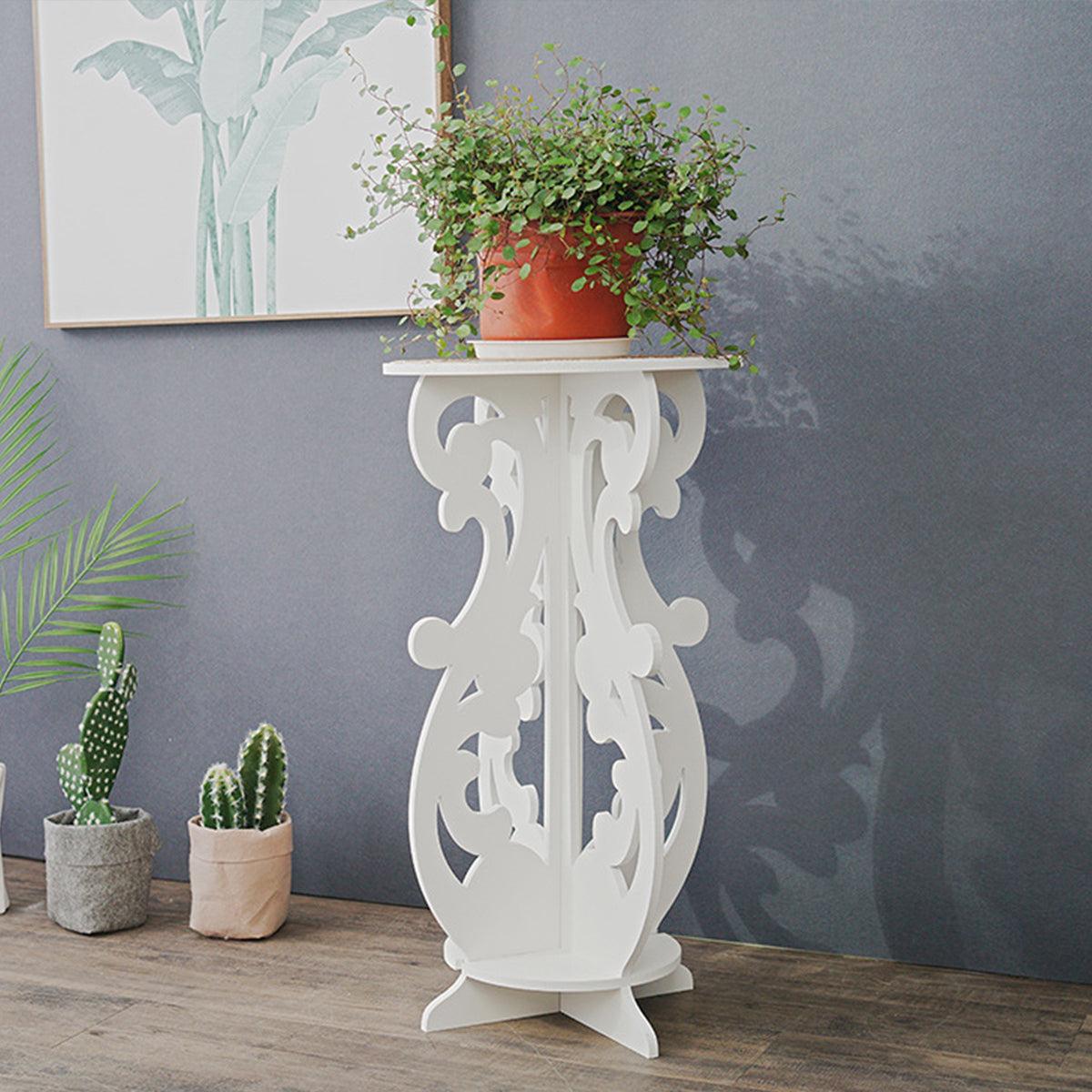 Masuta de cafea, noptiera alba, 43 x 25 cm