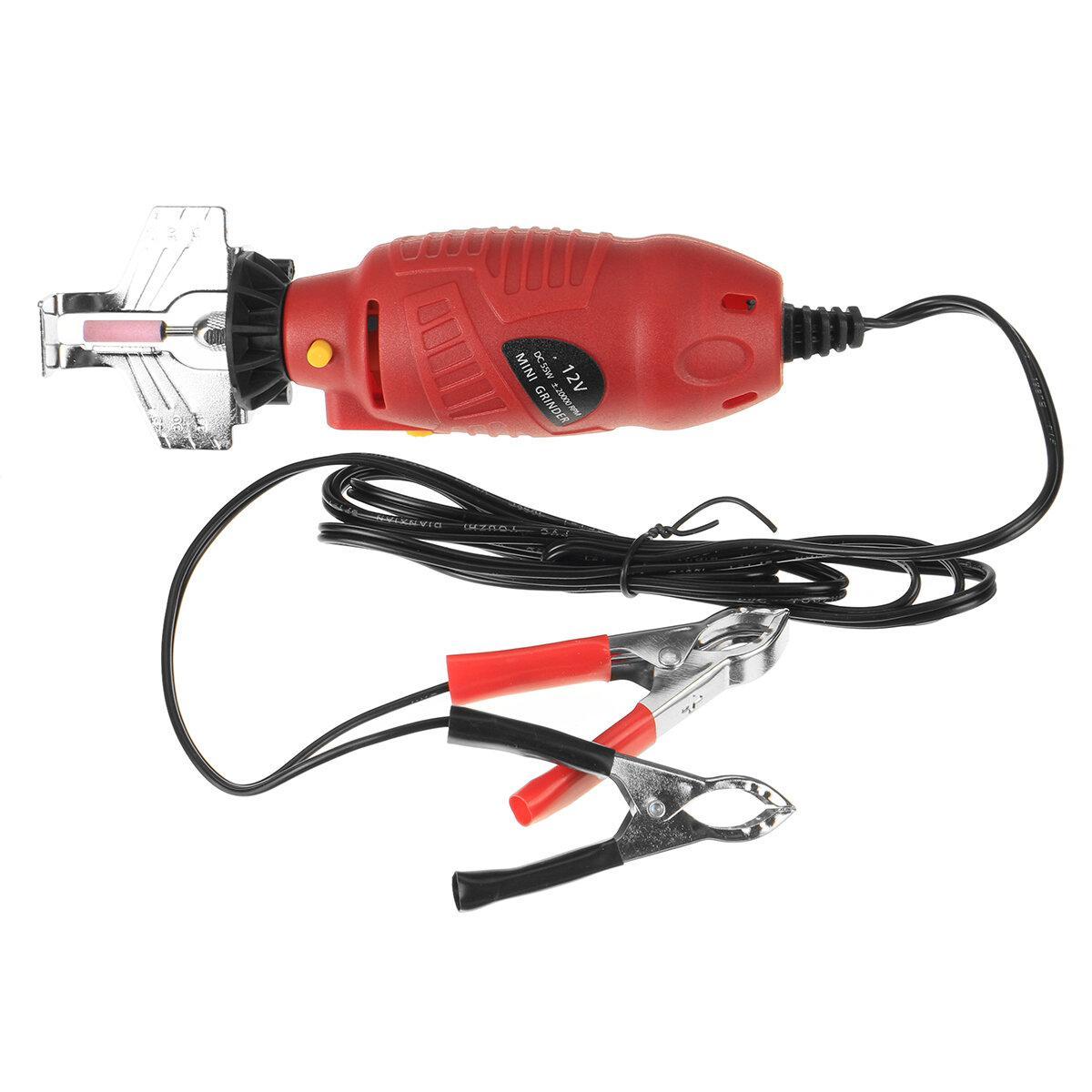 Aparat electric 12V, portabil - ascutitor pentru lant drujba