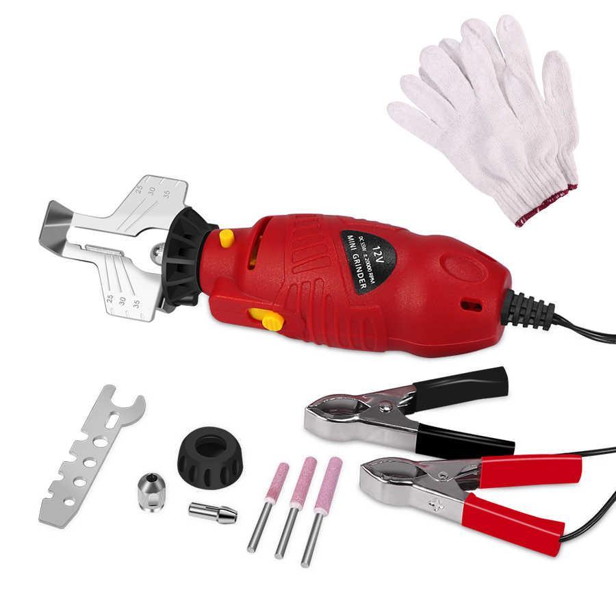 Aparat electric 12V, portabil - ascutitor pentru lant drujba