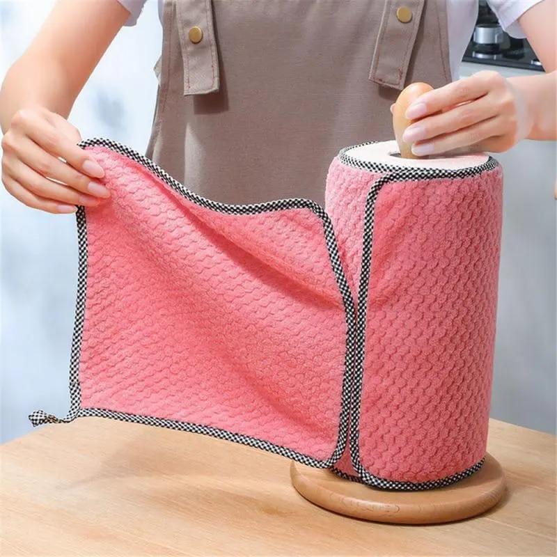 Set 20 prosoape tip laveta microfibra, super absorbante, 25 x 25 cm