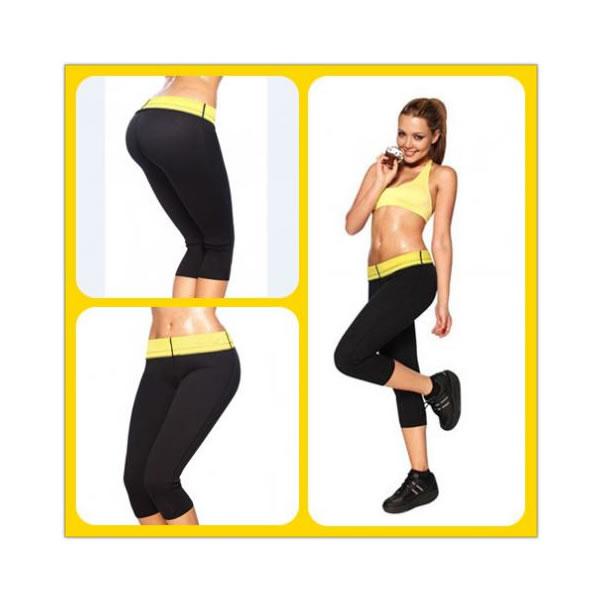 Pantaloni din neopren de slabit trei sferturi