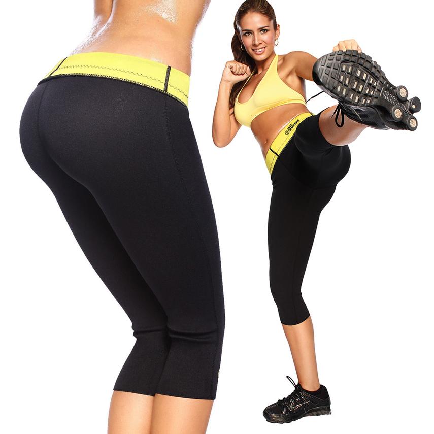Pantaloni din neopren de slabit trei sferturi