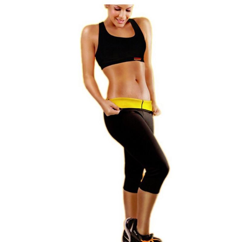 Pantaloni din neopren de slabit trei sferturi