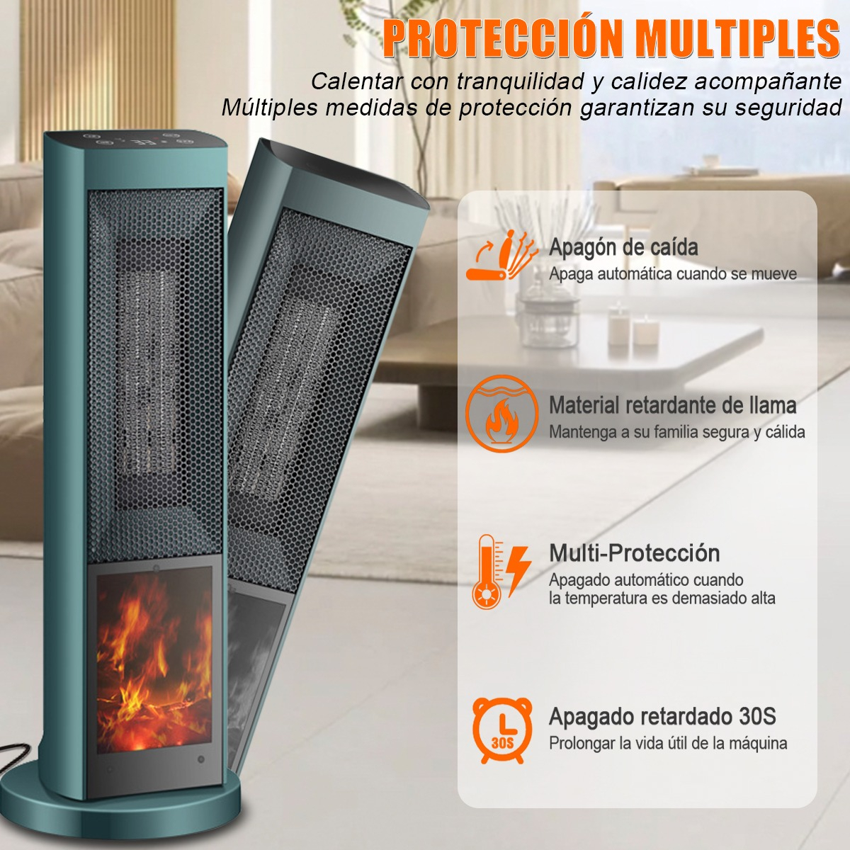 Radiator electric cu semineu, 1500 W