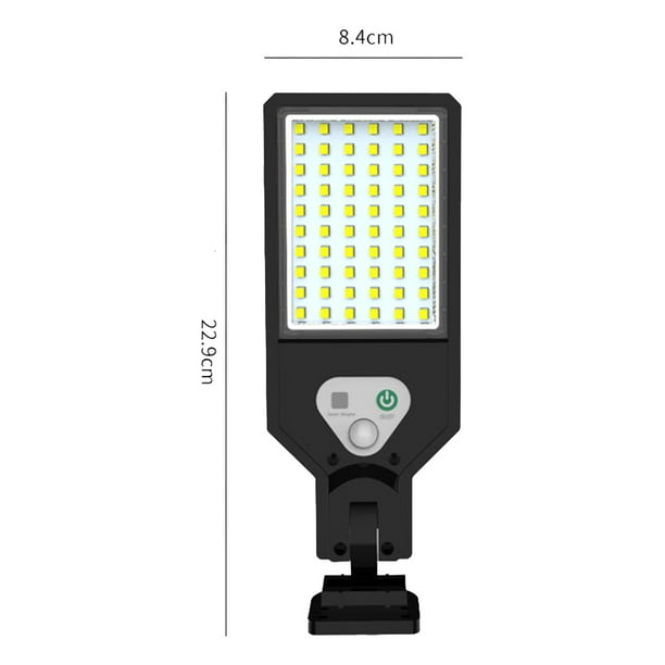 Set 5 x Lampa solara 60 LED, 50 W, Telecomanda, Senzor de Miscare