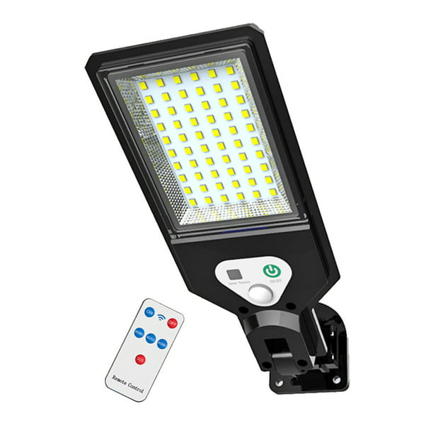 Set 5 x Lampa solara 60 LED, 50 W, Telecomanda, Senzor de Miscare