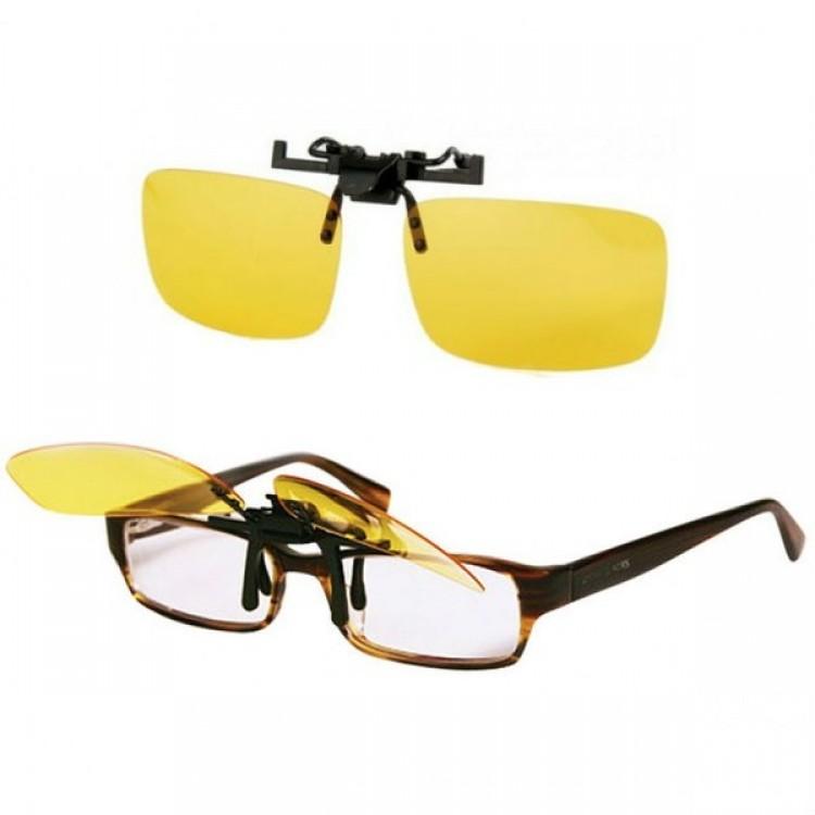 Lentile Night Vision cu clips de ochelari pentru condus noaptea sau pe timp de ceata