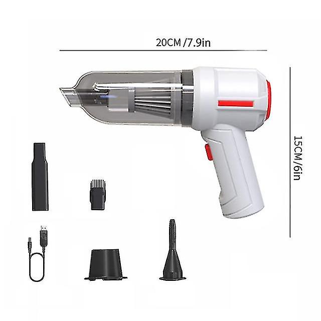 Aspirator portabil, 120 W, USB, Filtru lavabil