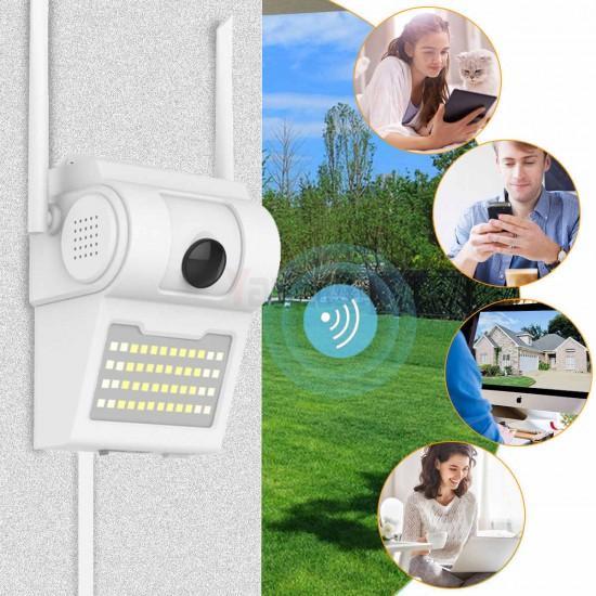 Camera video de supraveghere IP Wireless cu lampa 32 LED