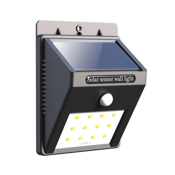 Set 2 x Lampa solara de perete cu senzor miscare 20 LED