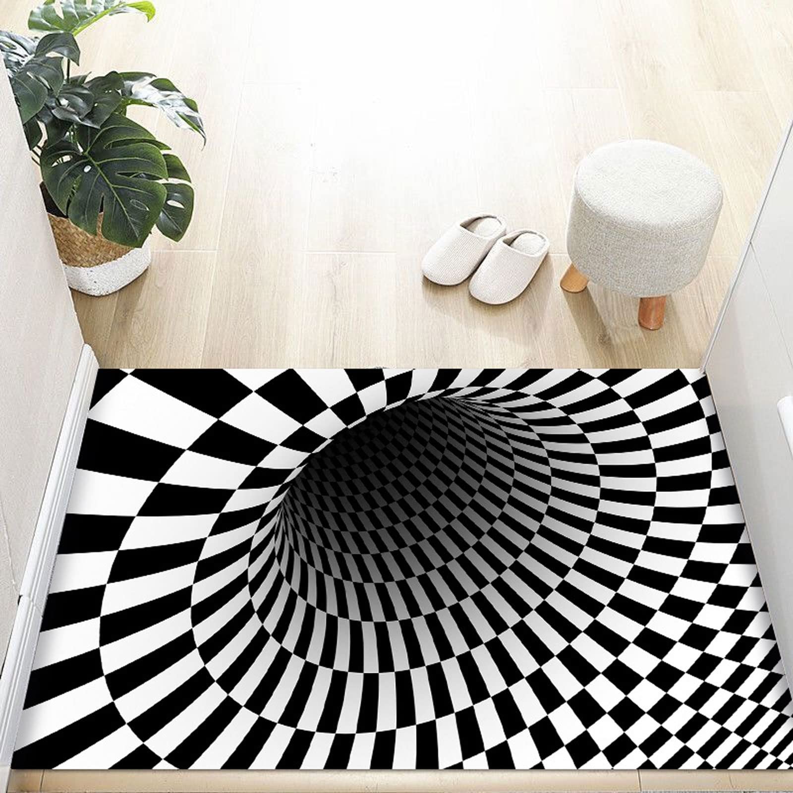 Covor Vortex - iluzie 3D, 50 x 80 cm