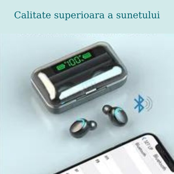 Casti Bluetooth In ear Wireless TWS BTH-F9