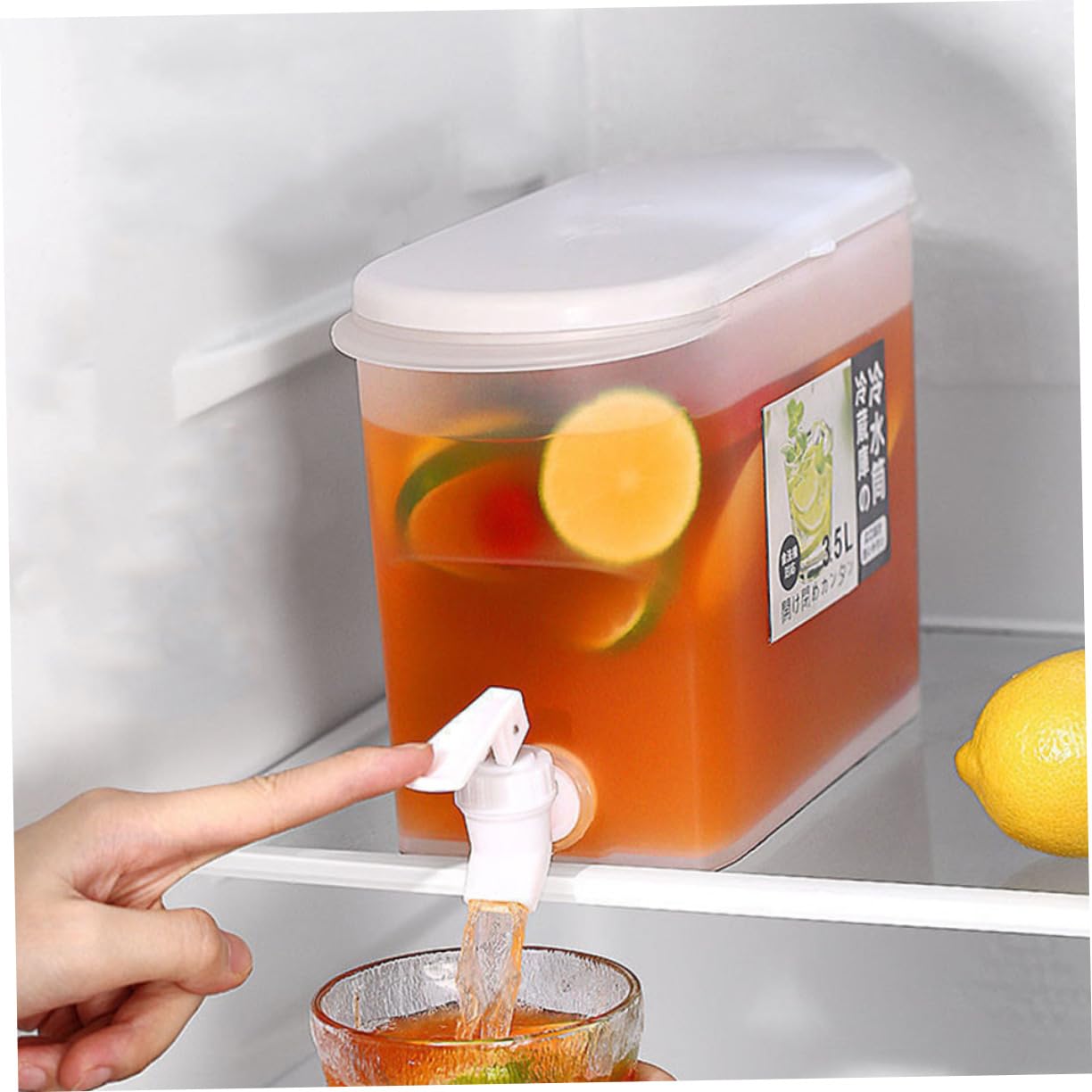 Dozator de bauturi pentru frigider, 3.5 Litri